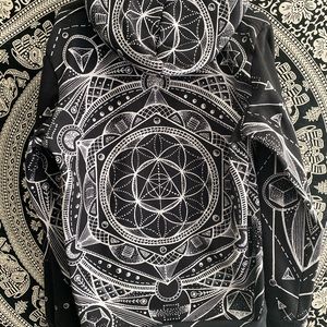 iHeartEDM pattern hoodie